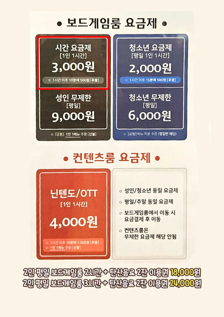 시원한 탄산음료와 함께 즐기는 보드게임