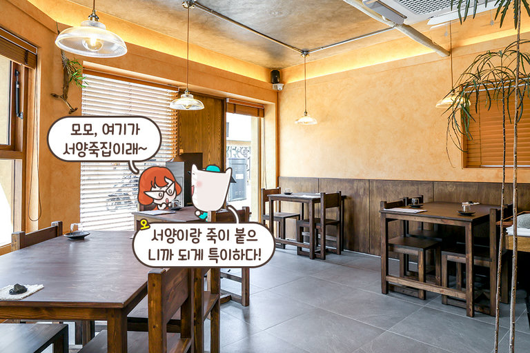 자연 친화적인 내부 공간🌿