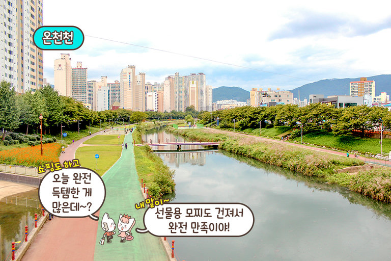 온천천 산책과 함께하는 데이트📍