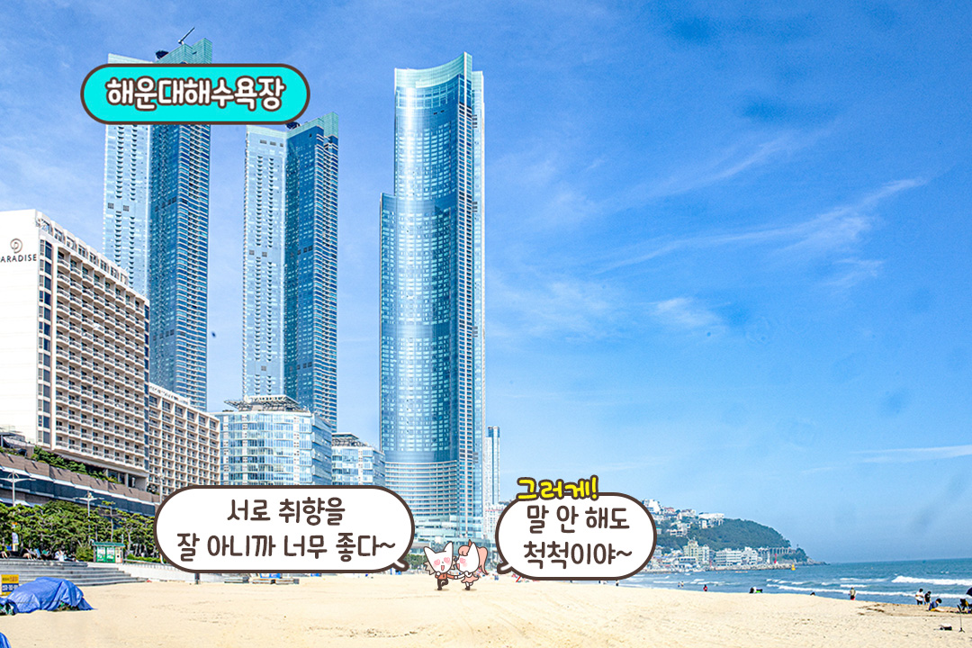해운대 해변 근처, 데이트 코스로 딱