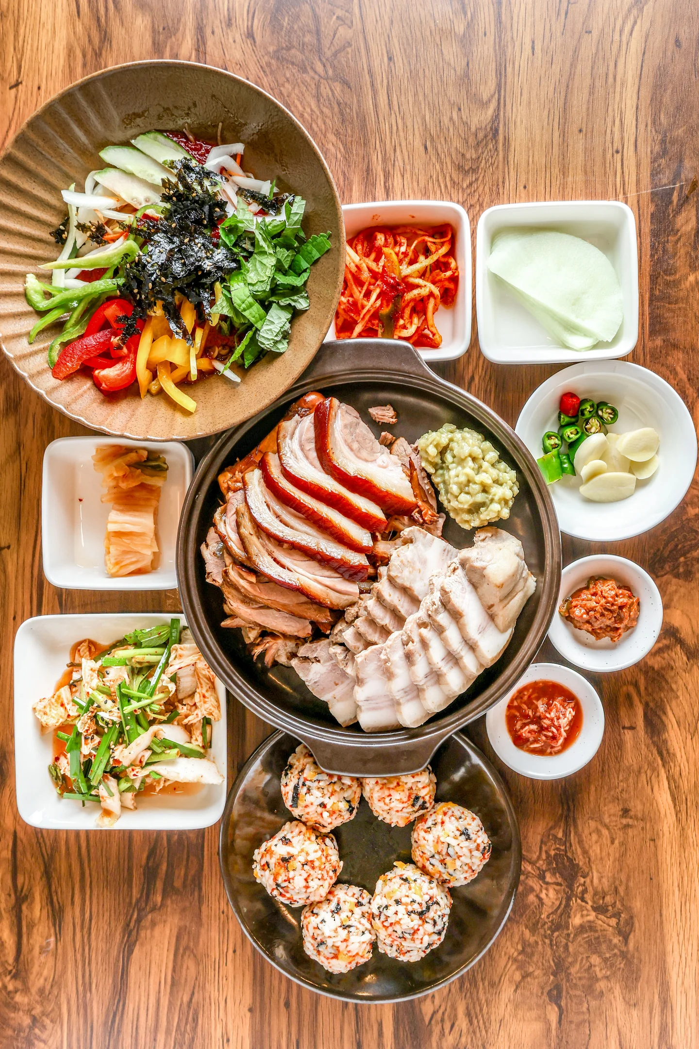국내산 생족과 삼겹수육을 함께🥩