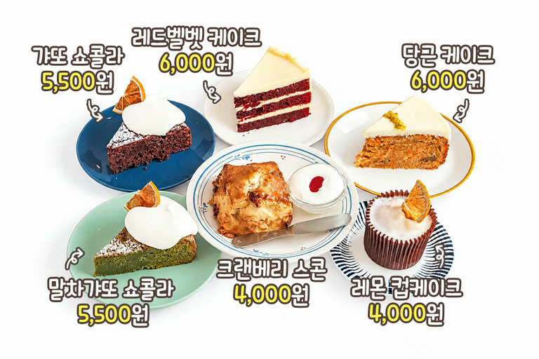케이크 라인업까지 완벽 그 자체✨