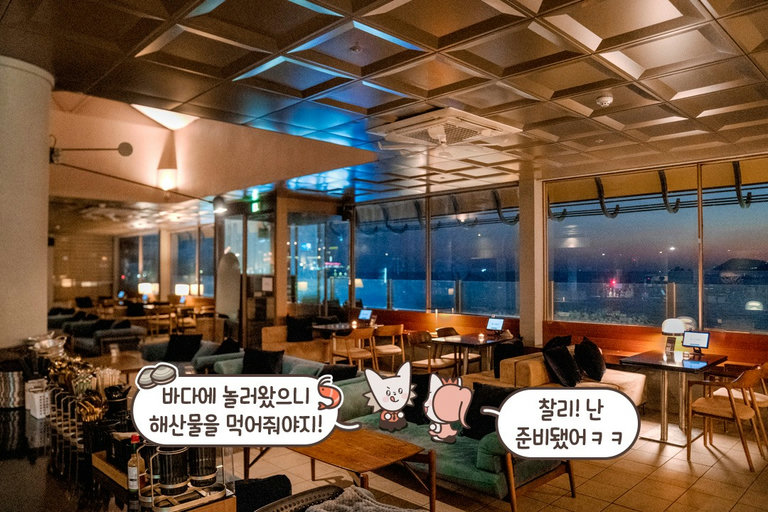 바다와 도시를 품은 환상적 썬셋🌅