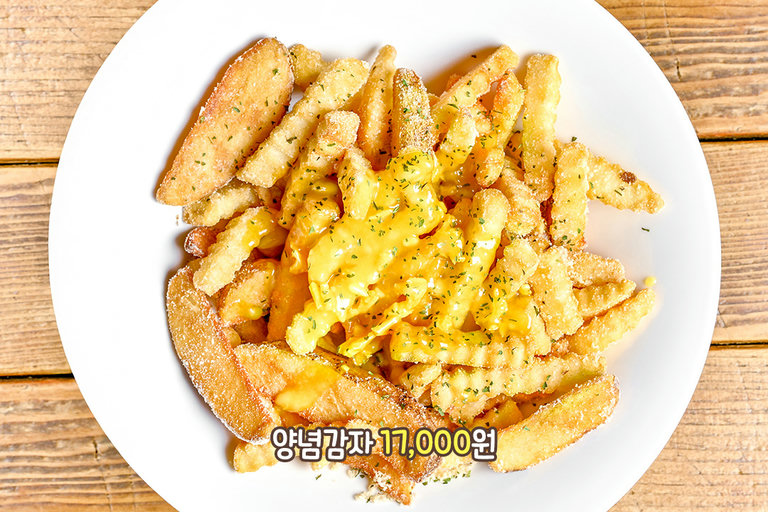 버터구이 오징어와 양념감자의 조화🦑🍟