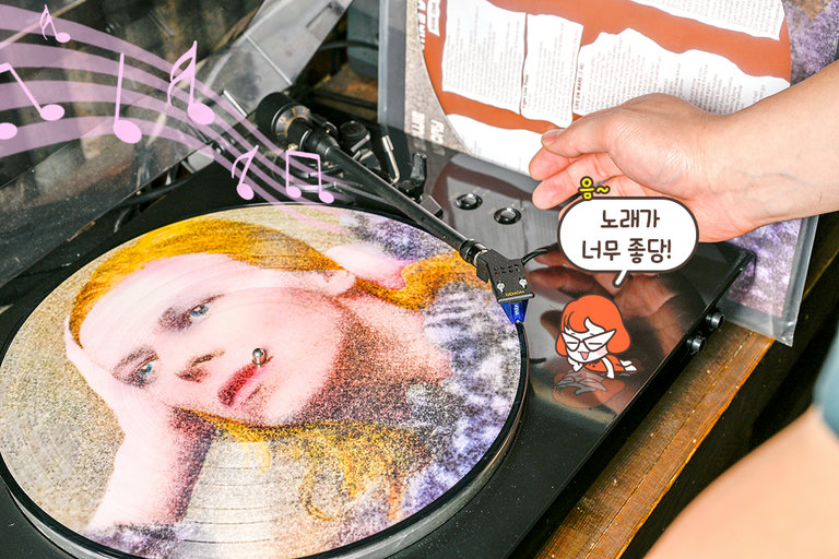 LP부터 각국의 CD까지 다양하게🎧