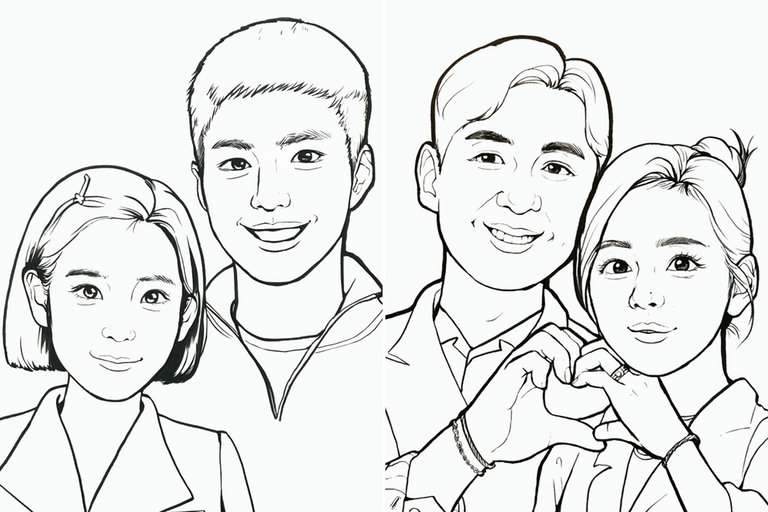 오늘을 담은 캐리커처 한 장 🎨