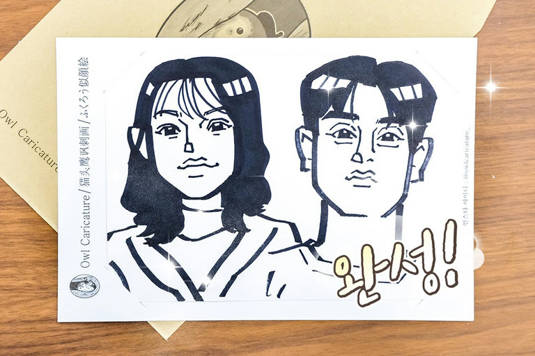 사진으로 찍은 것 같아! 완전 판박이