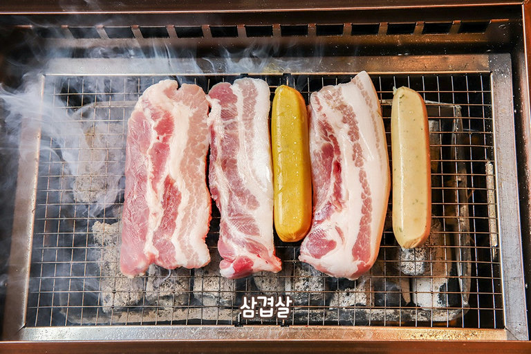 한돈 1+ 삼겹살의 맛