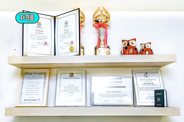 JCLTA 일본 컬러 라이트 테라피 협회 자격증 보유🏅