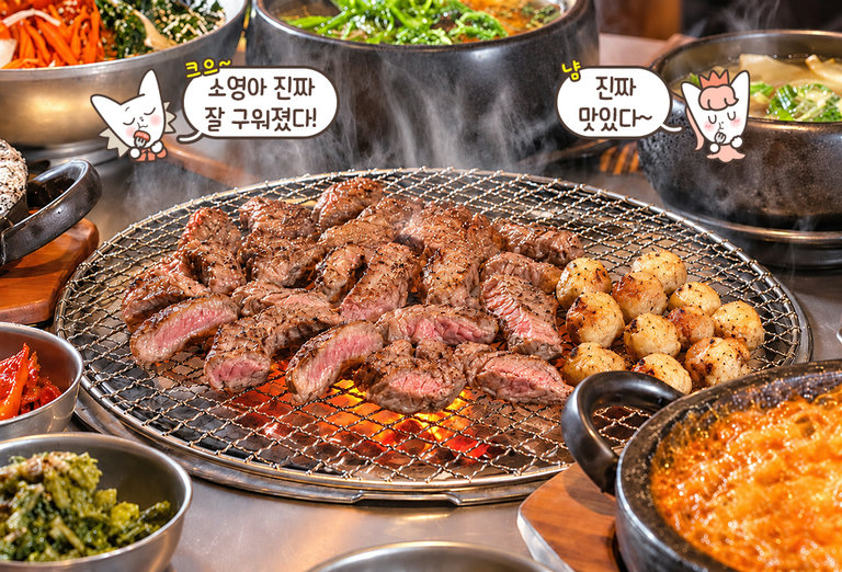 한 가지 부위를 푸짐하게! 500g 고기메뉴