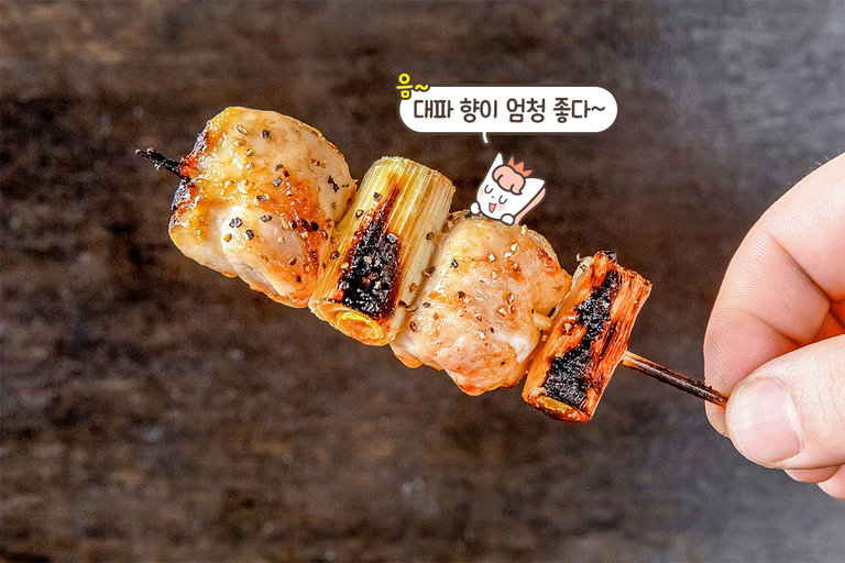 대파와 다리살의 조합, 모모네기마🍗