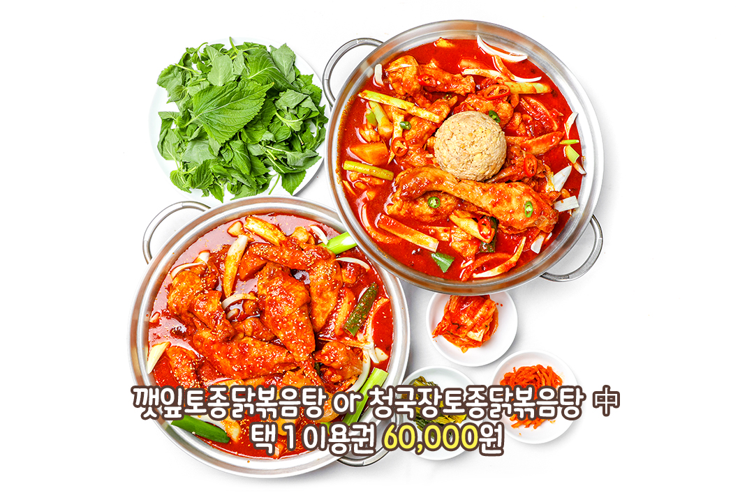 토종닭으로 만든 닭볶음탕🍶