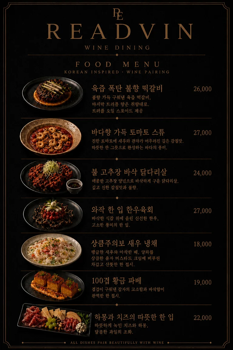 특별한 메뉴가 가득🌟