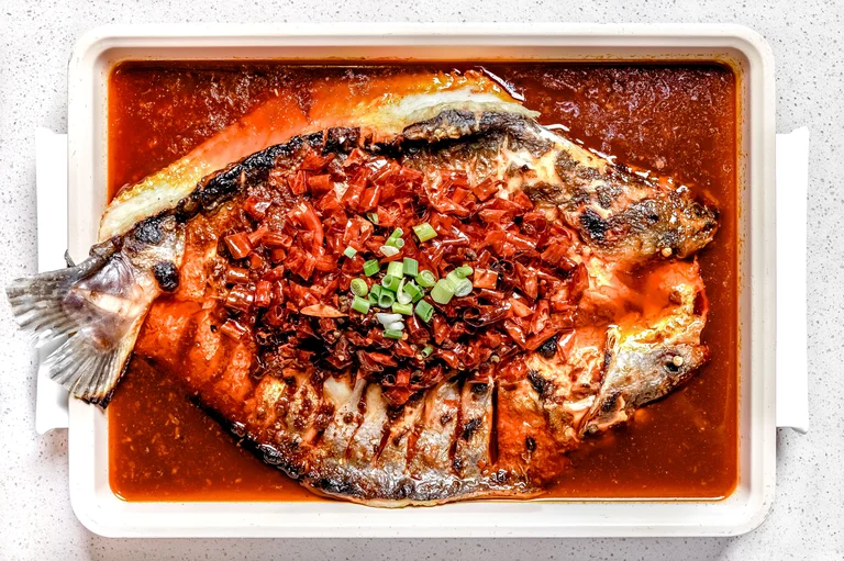 촉촉하고 탱글한 생선살이 매력적인 카오위🐟