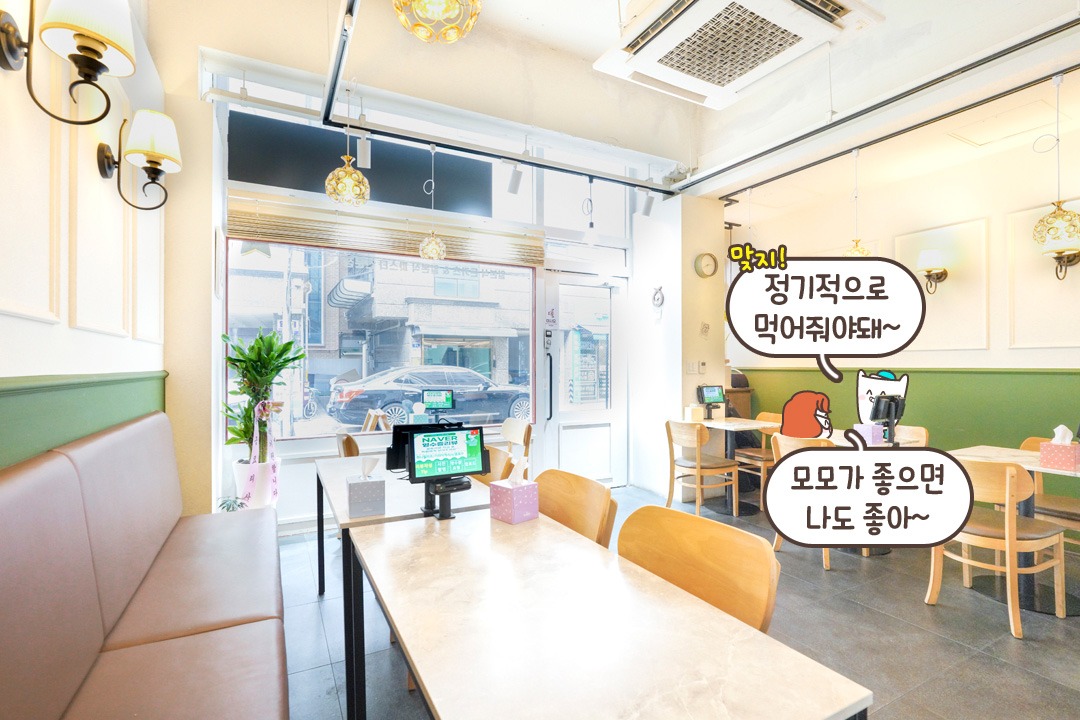 따뜻하고 아늑한 우트와 그린의 조합💚