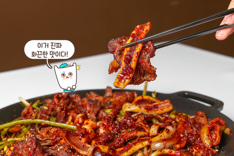 선동 오징어 특유의 쫀득쫀득 탱글탱글한 식감 가득