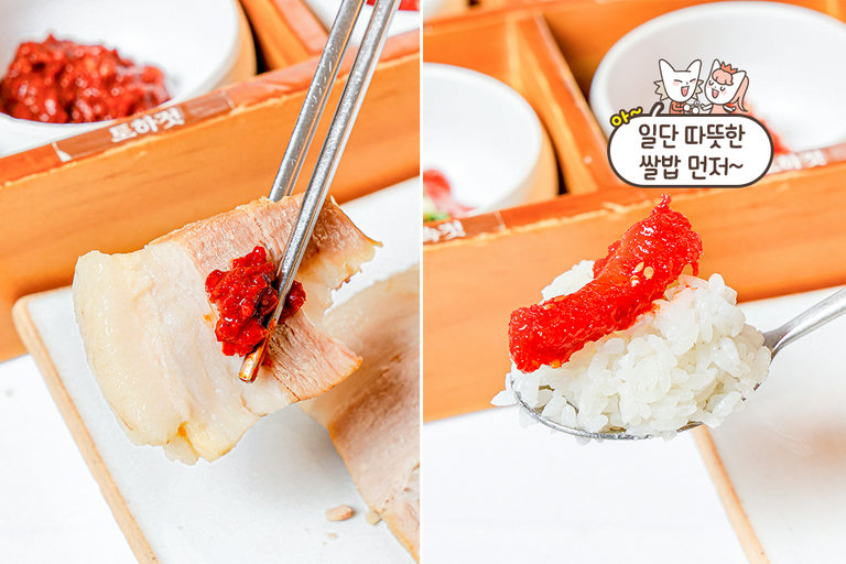 바다의 향미 가득! 강경식 젓갈 정식