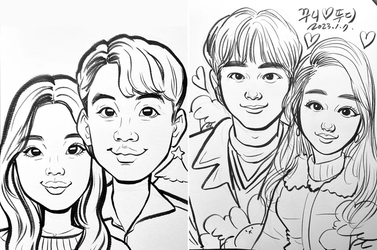 익선동 한옥마을 내 핑크빛 건물💖