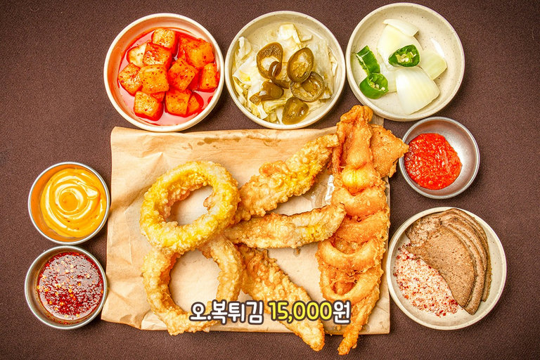 색다른 경험! 오.복튀김과 꿀막걸리