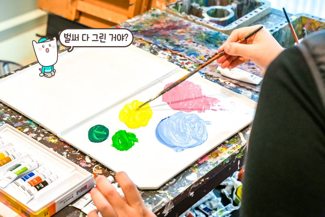 내가 원하는 자리에서 앞치마와 팔토시까지