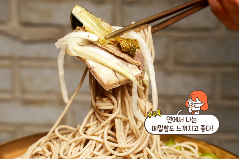 100% 제주 메밀의 진수를 맛보다🍜