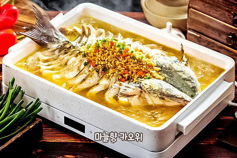 깊은 감칠맛이 매력적인 마늘향 카오위🧄