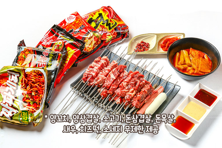 골라 먹는 재미가 쏠쏠한 꼬치 먹방🌀