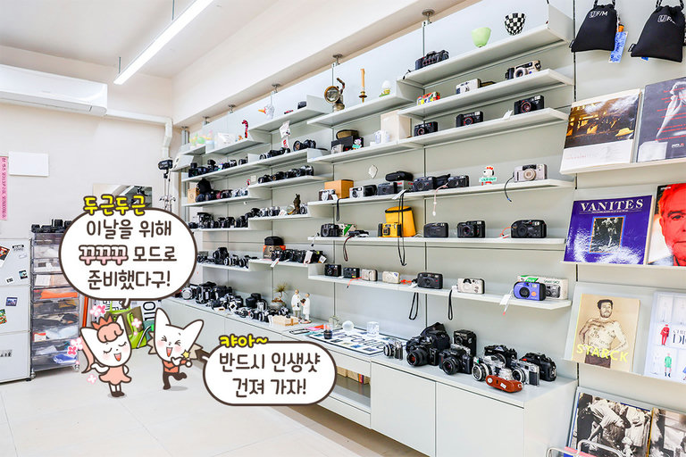 필름 사진 감성이 물씬 나는 공간