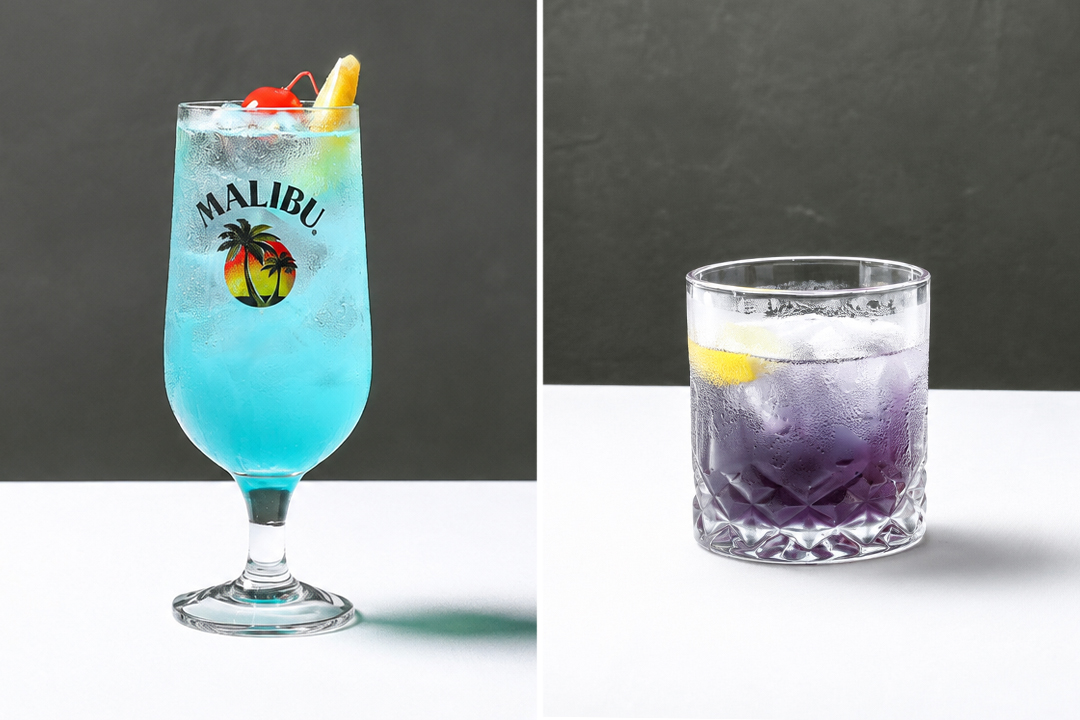 네 잔을 놓고 즐기는 취향 비교🍹