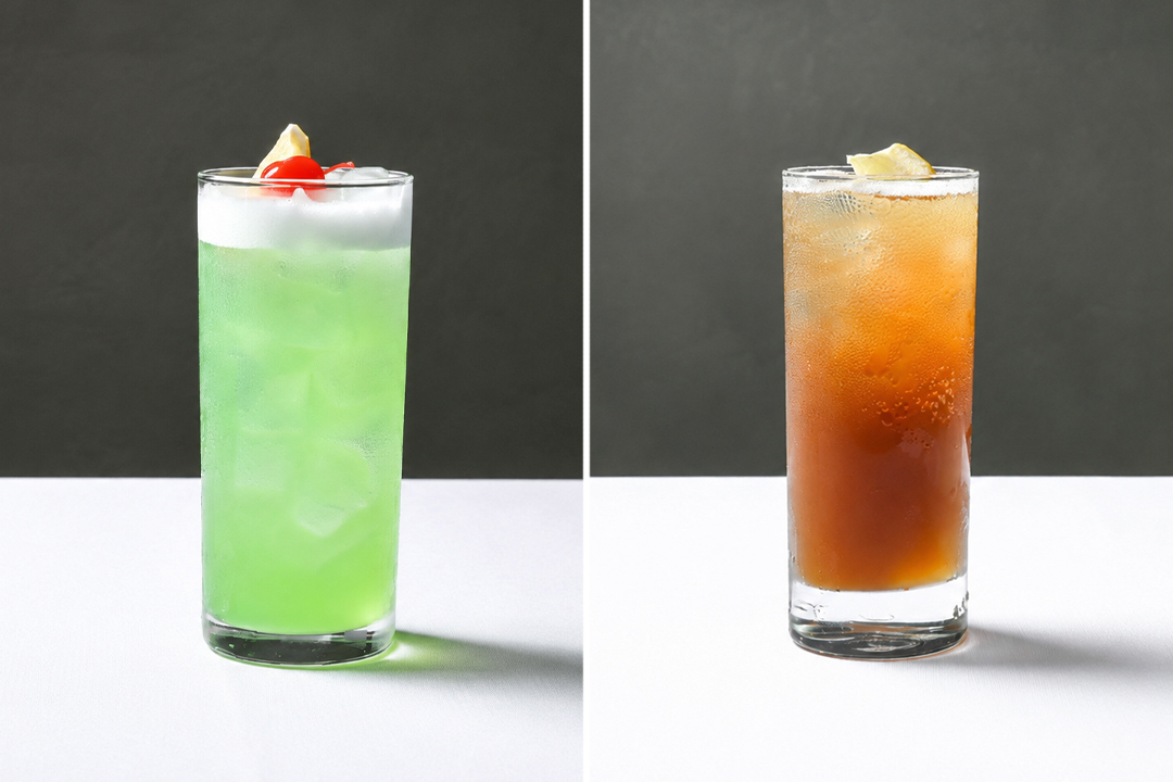 네 잔을 놓고 즐기는 취향 비교🍹