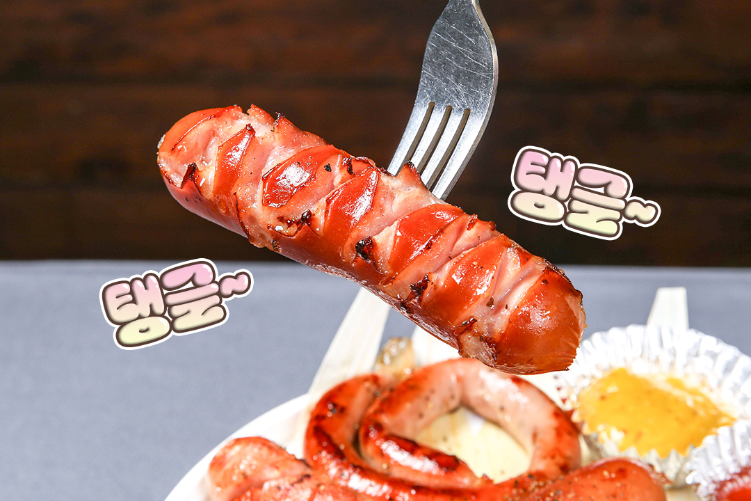 육즙 가득한 수제 소시지🌭