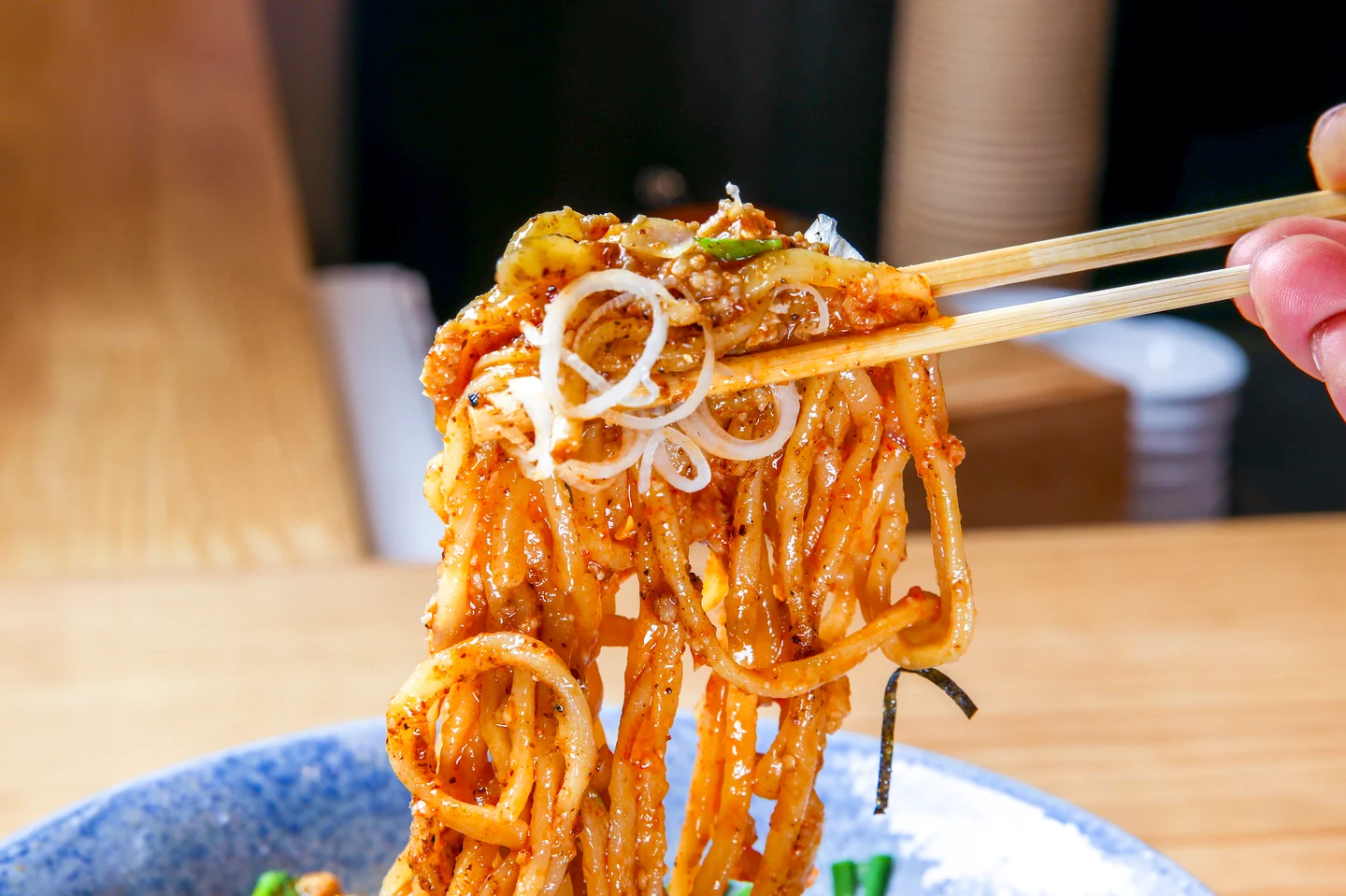 비벼서 즐기는 마제소바🌶️