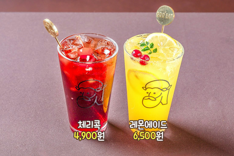시원상쾌한 음료로 마무리까지 갓벽