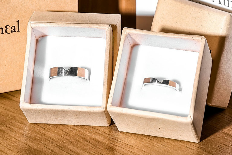 메종드아니엘 종로본점 - 2인 디자인반지 2.5mm 반지 2개 만들기 이용권