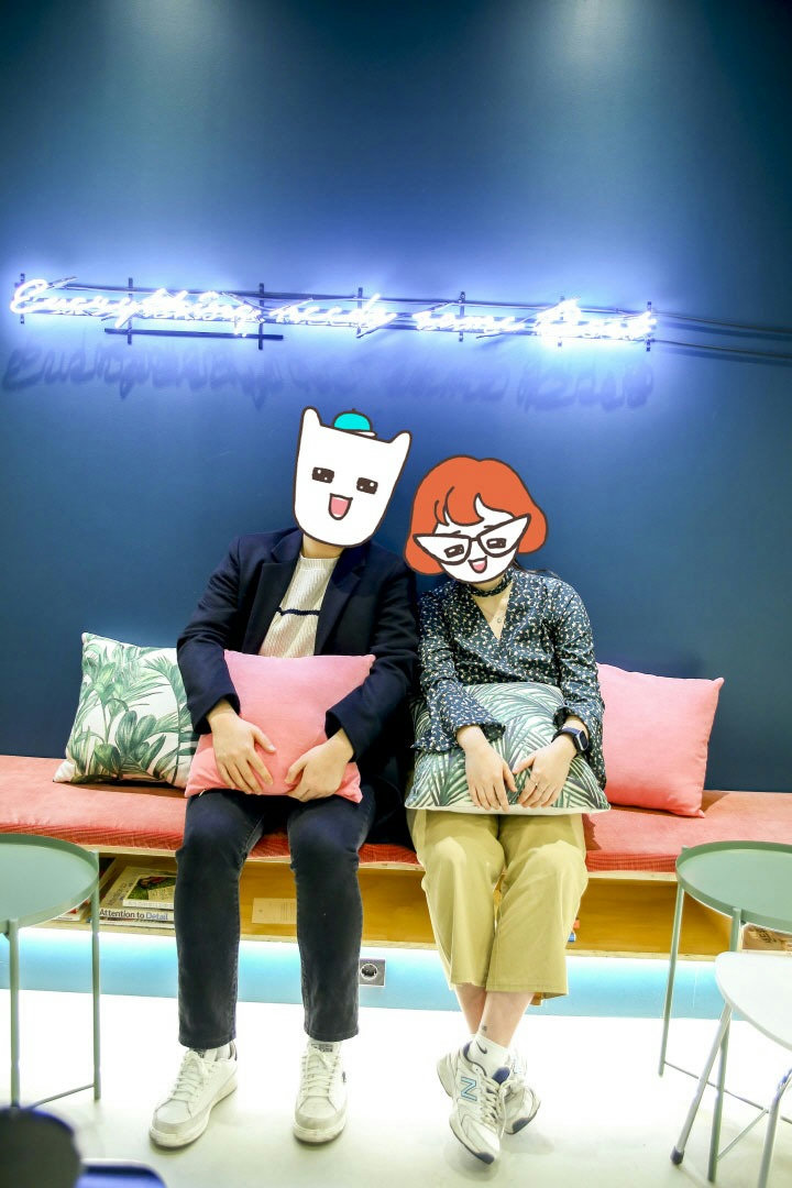 얼굴이 폈다 폈어