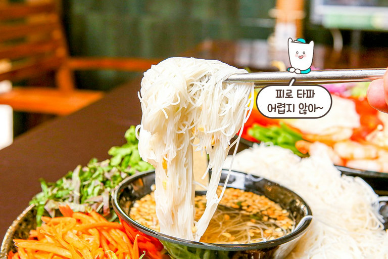 고기, 야채, 면의 3박자 조합이 딱딱🍜