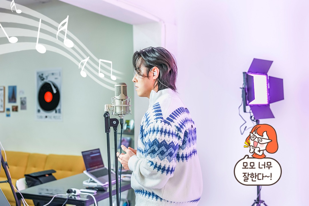 깨끗한 스튜디오에서 영상 촬영까지 완벽하게