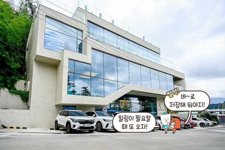넓고 쾌적한 주차장🚧