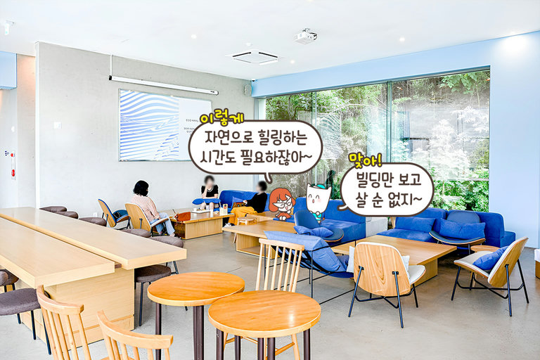 청량한 숲캉스🌊