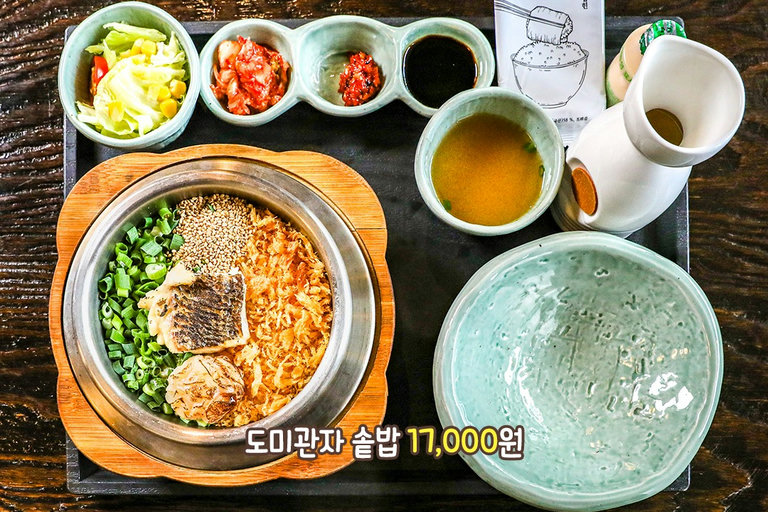 신선함 끝판왕 도미와 가리비 관자가 나란히